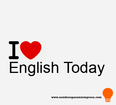 English Today