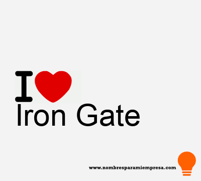Logotipo Iron Gate