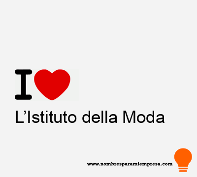 Logotipo L’Istituto della Moda