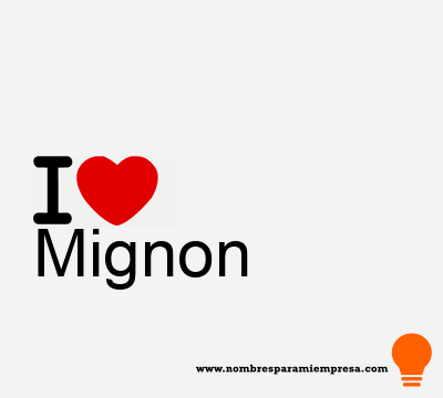Logotipo Mignon