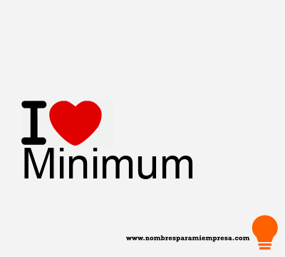 Minimum