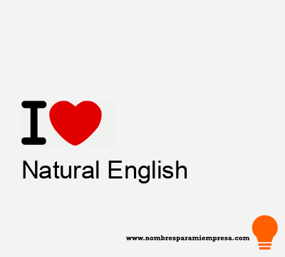 Logotipo Natural English