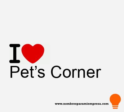 Logotipo Pet’s Corner