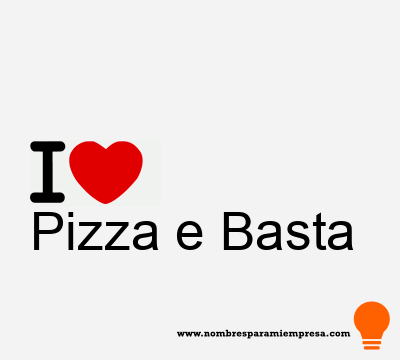 Logotipo Pizza e Basta