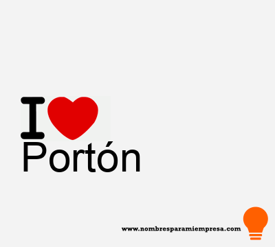 Logotipo Portón