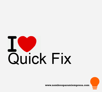Logotipo Quick Fix