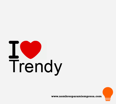 Logotipo Trendy