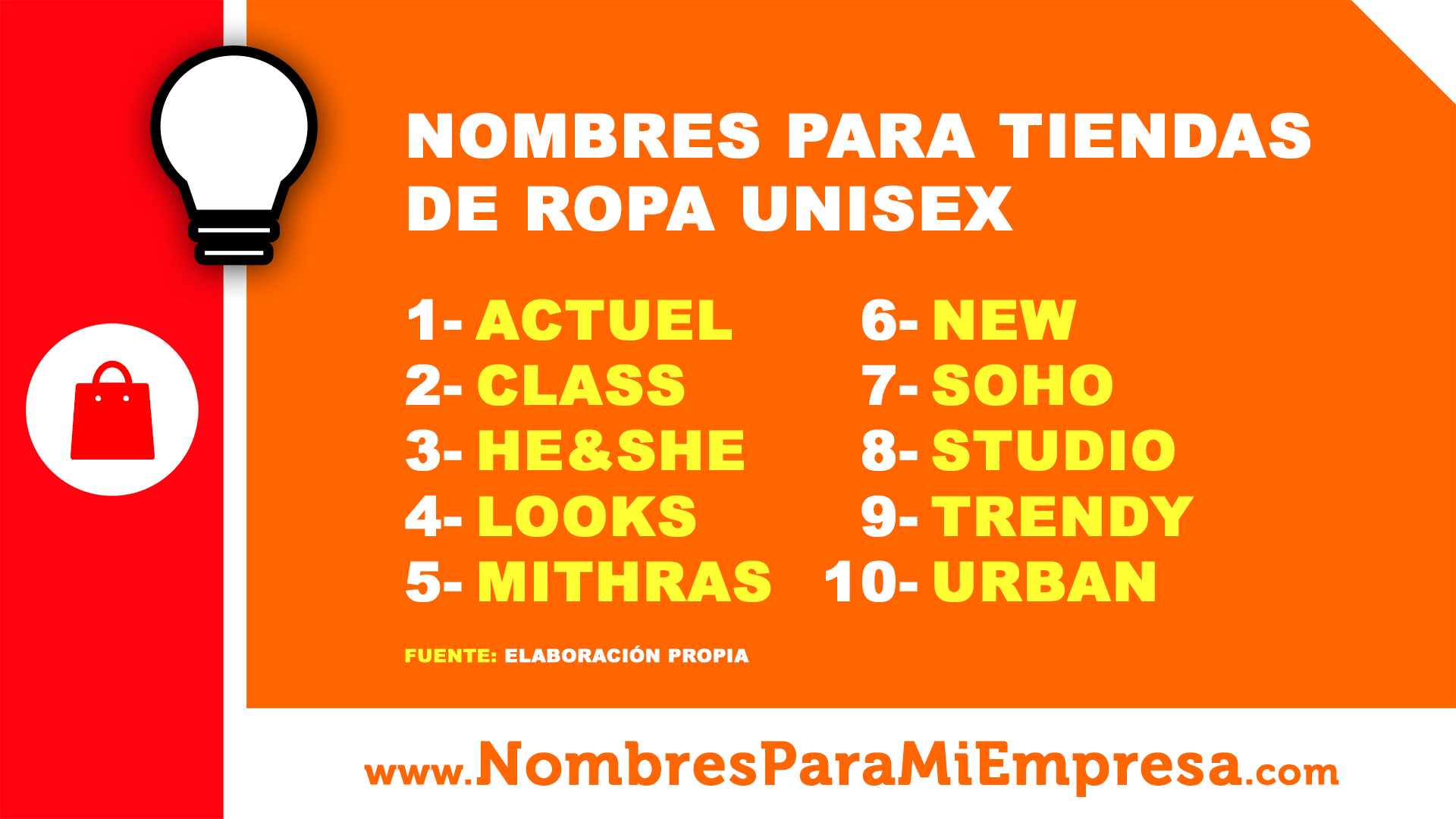 10 nombres para tiendas de ropa unisex 10 nombres para tiendas de ropa unisex